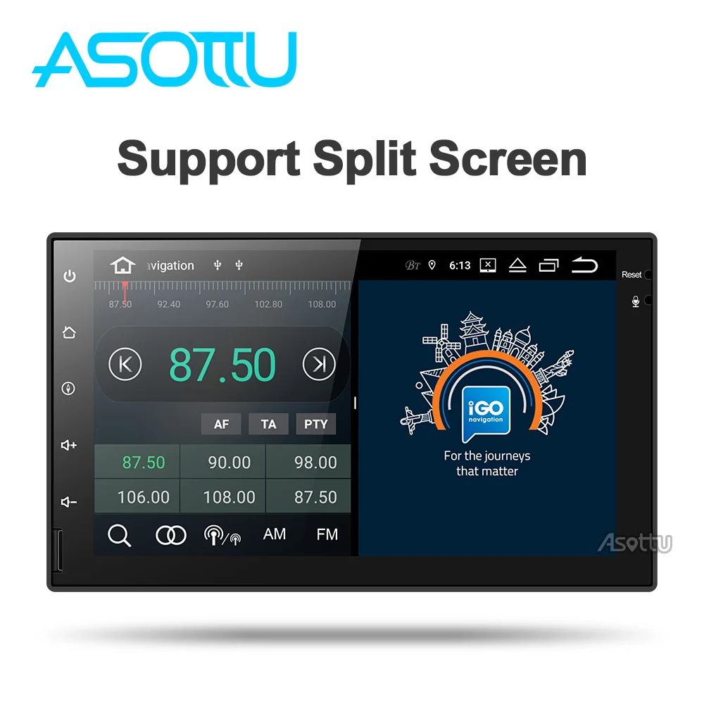 Asottu CWD7060 PX30 android 9,0 Автомобильная dvd-навигационная система Радио Видео плеер стерео Универсальный 2 din радио Автомобильный мультимедийный плеер gps
