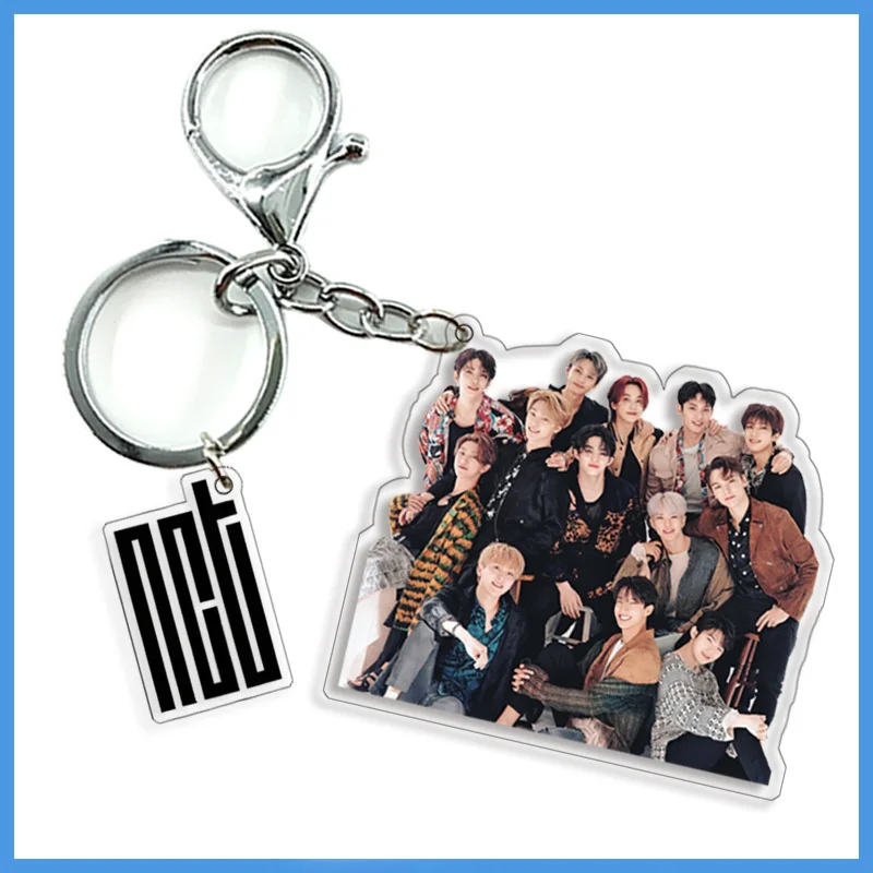 

KPOP Bangtan Boys BP Exo Twice Acrylic Double-sided Transparent Keychain Pendant