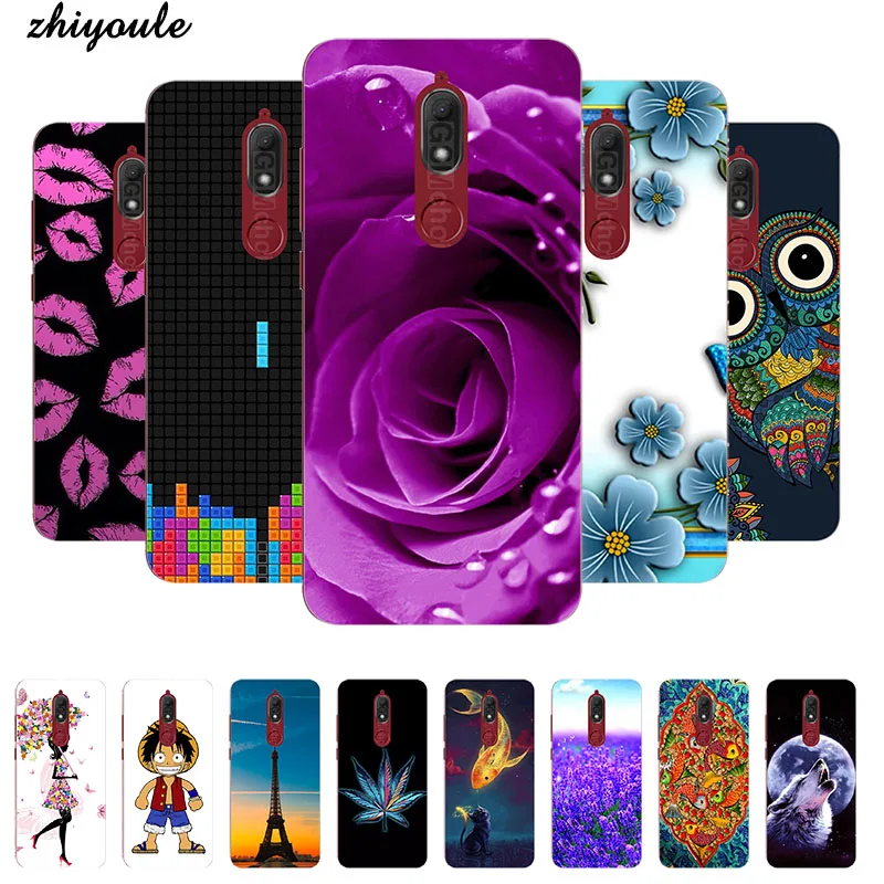 Чехол для телефона Coque Wiko View Prime силиконовый чехол с рисунком прилегающий 5 7