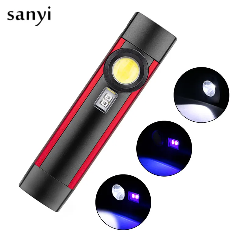 Мини Портативный УФ фонарик светильник ультрафиолетового 395nm светодиодная