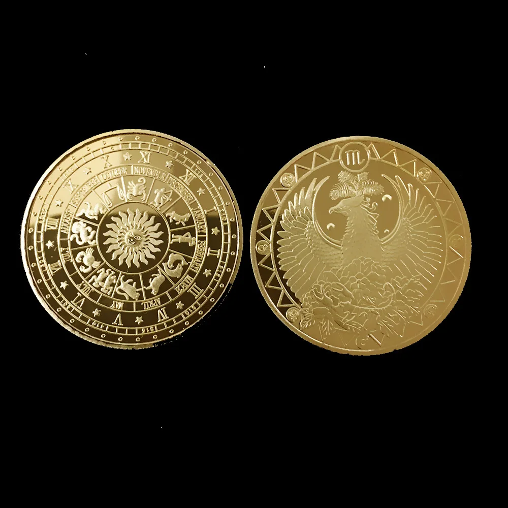 

Twelve Constellation Lucky Gold Coin Scorpio Commemorative Coin