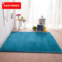 babyinner baby play mat 3cm thickness coral velvet carpet soft comfortable kids rugs baby mat children rug yoga mats bedroom