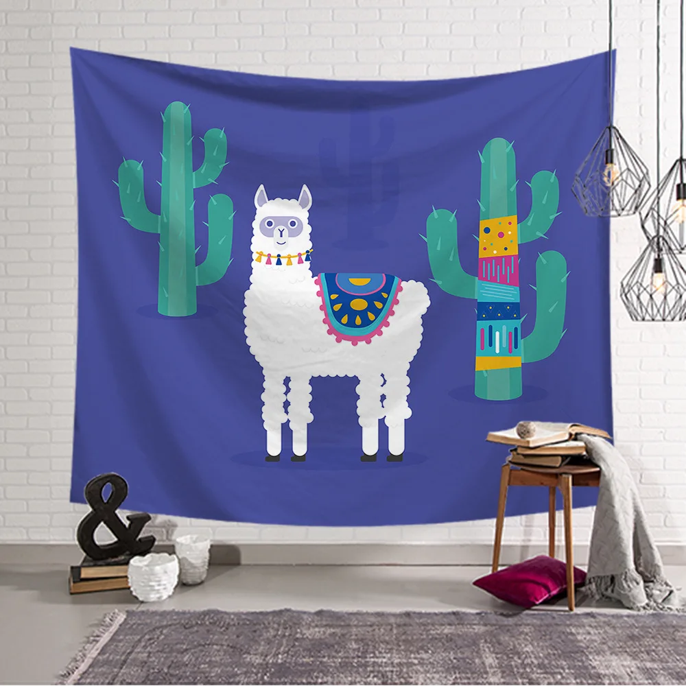 Альпака гобелен настенный Декор различные стили психоделический абстрактный