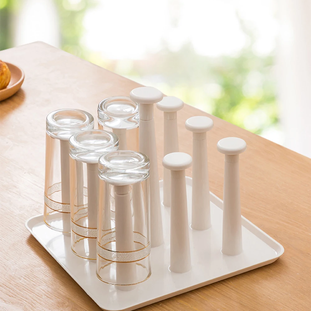 Сушилка для 9 чашек держатель кухонный органайзер хранения стеклянная бутылка