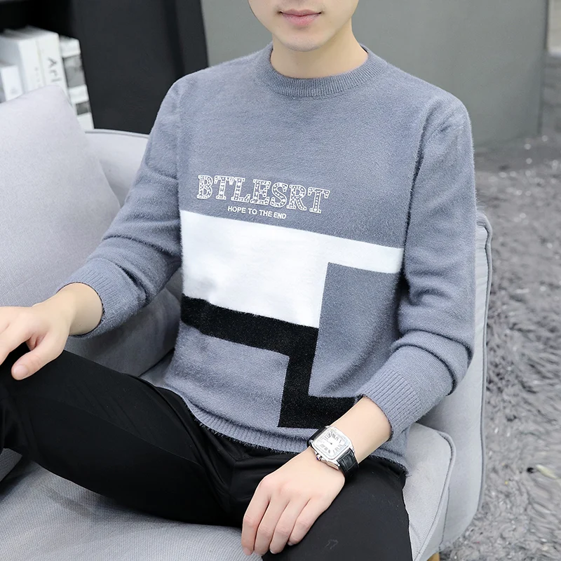 

Трикотажный Свитер в стиле пэчворк для мужчин и женщин, с длинным рукавом и высоким воротом, Осень-зима 2021