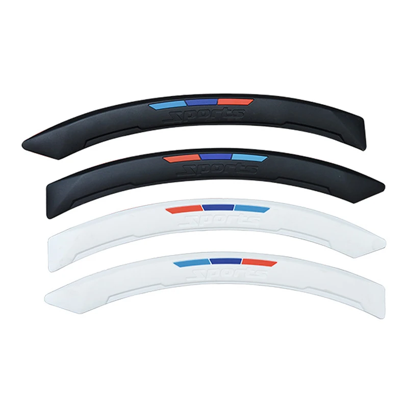 

Универсальный защитный уголок для переднего и заднего бампера автомобиля, 2 шт., наклейка на полоску от царапин, резиновые защитные полосы д...