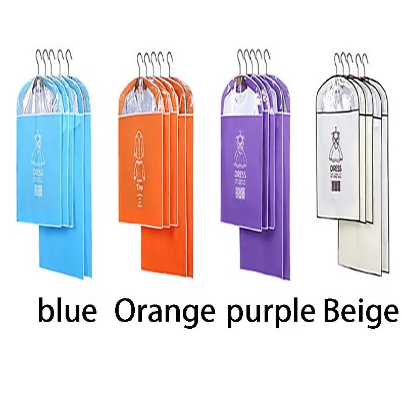 

Clothes clothing hood set transparent household hanging coat suit cover bag