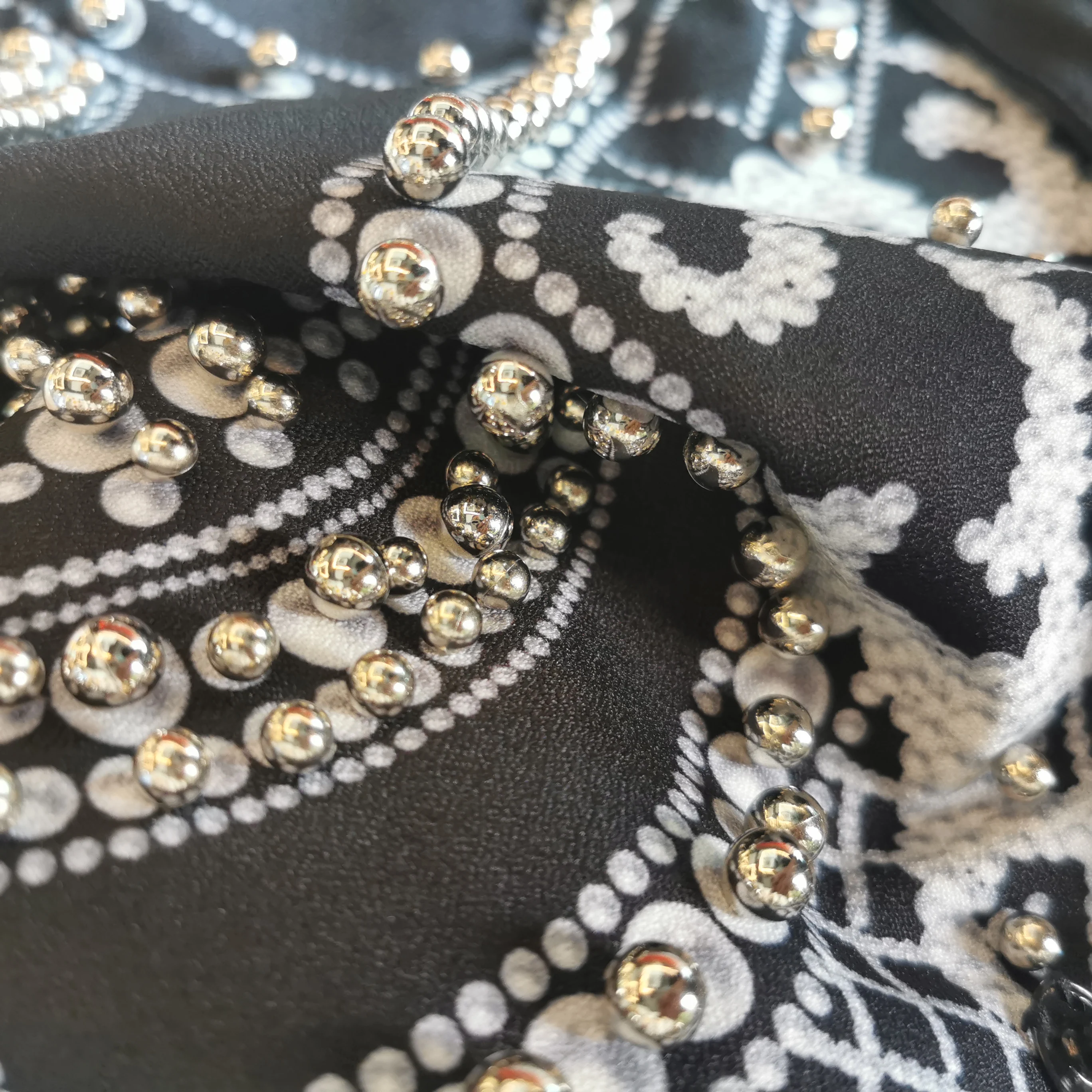 Женское винтажное пальто с бусинами геометрическим узором в стиле ретро верхняя