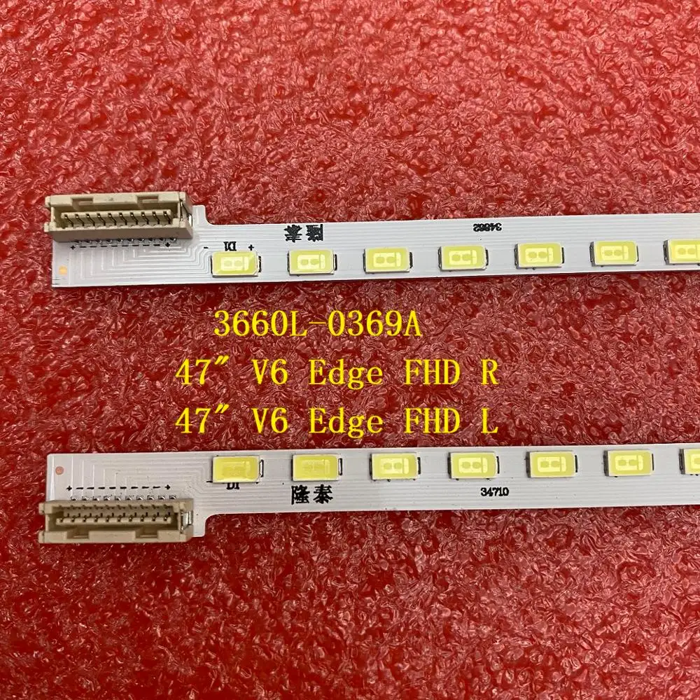 Светодиодная лента (2) для LG 47lw4500 47LW5300 47PFL7606H 47LW650T 47LW450U 47LV5500 3660L-0369A LC470EUN SD F1 F2 F3 47 V6 Edge FHD L