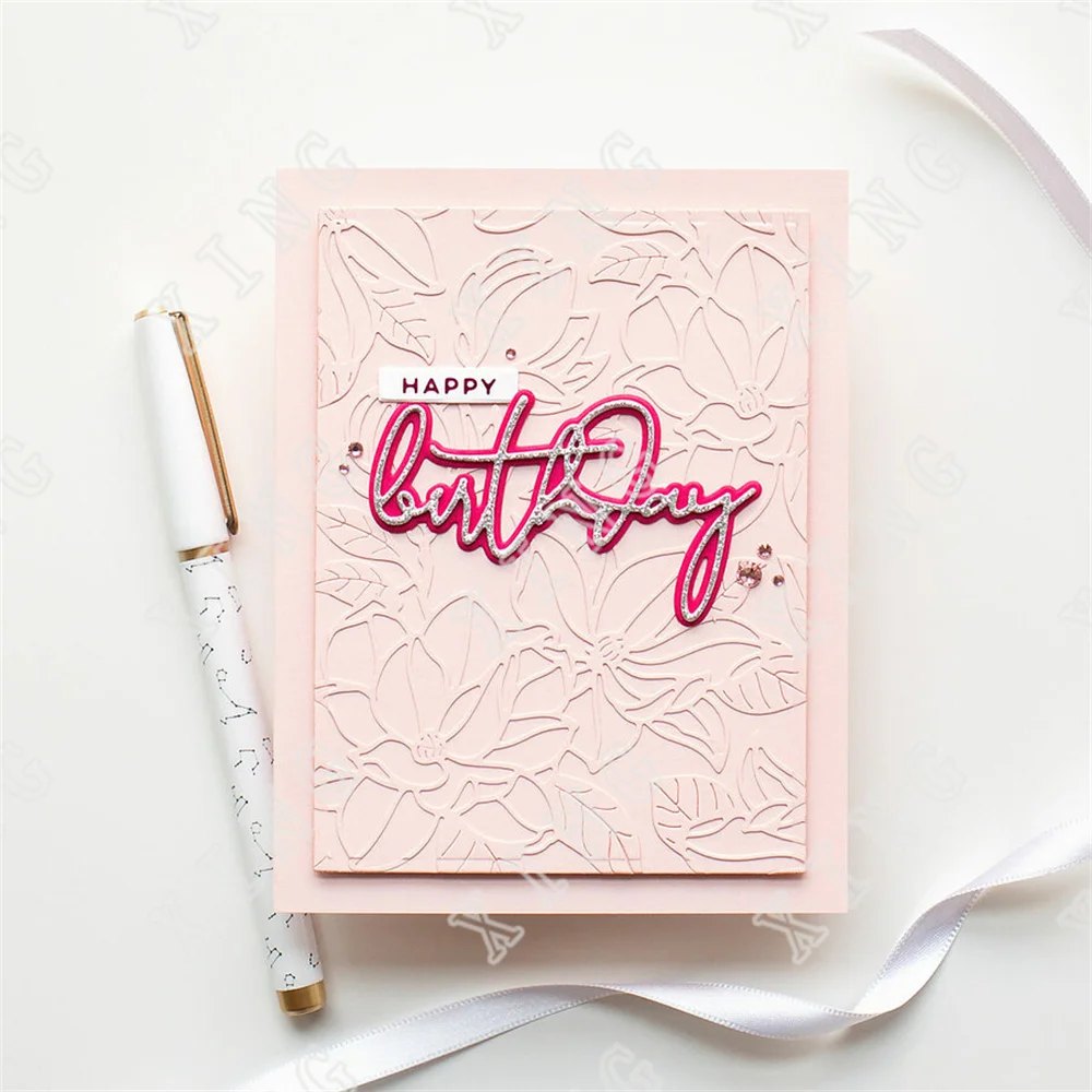 2022 Весенняя Новая форма для вырезания вырезанные штампы в виде магнолии сделай