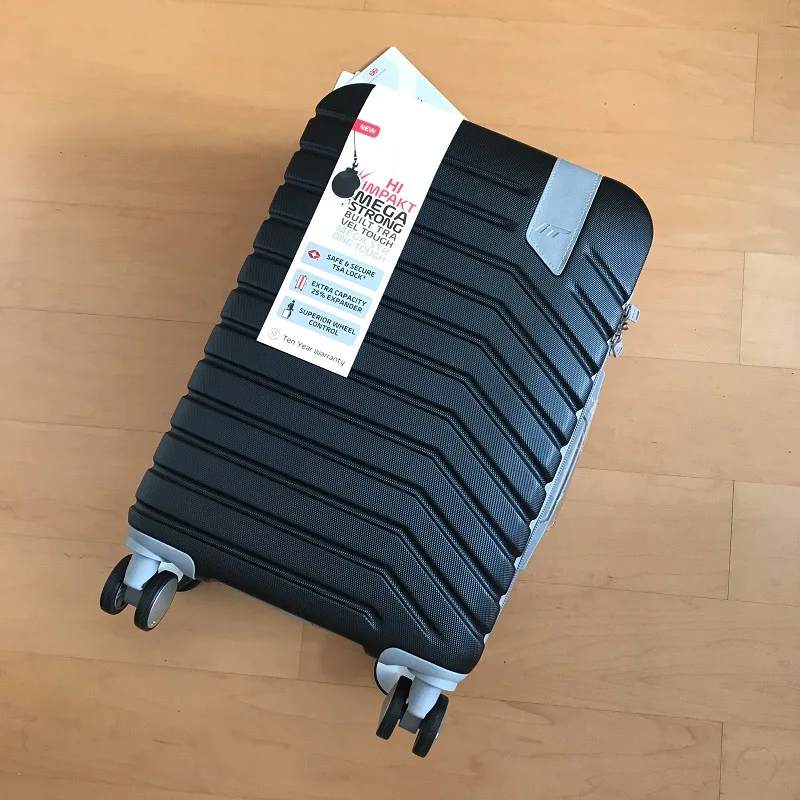 Black Мужской британский бренд Rolling чемодан с расширением Женская тележка багаж valise Carry On Дорожная сумка на колесах кабина пансион - Цвет: Black