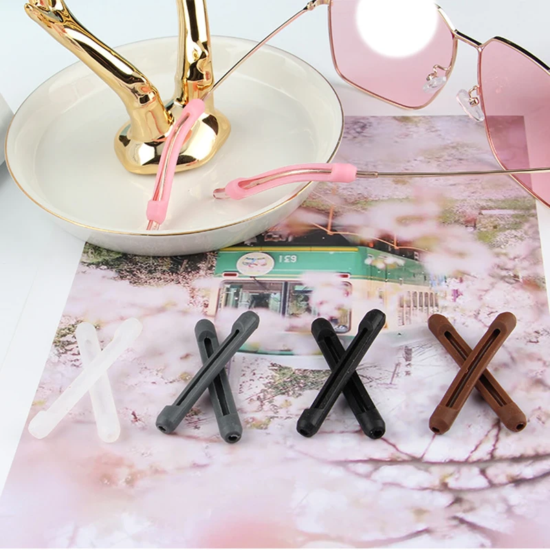 Силиконовый крючок для очков прозрачный нескользящий мягкий 2021 - купить по