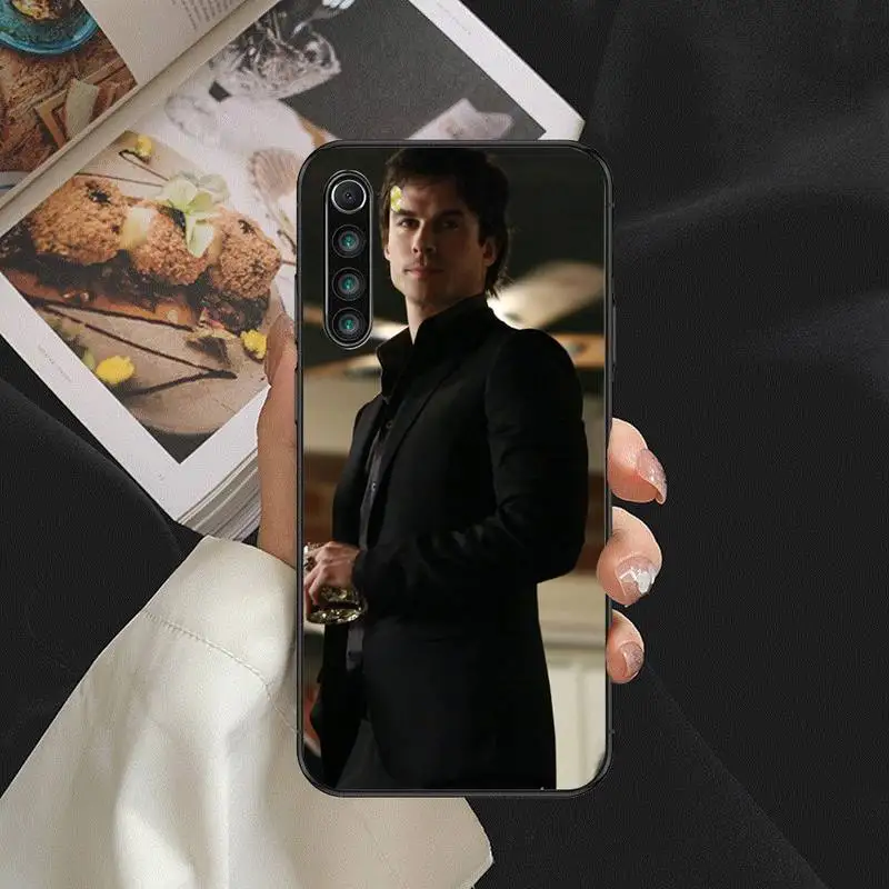 

The Vampire Diaries Damon Salvatore Phone Case For Xiaomi 8 9 9t Pro A2 10 lite MIX 2 2S 3 note 10 pro Nax Fundas Cover