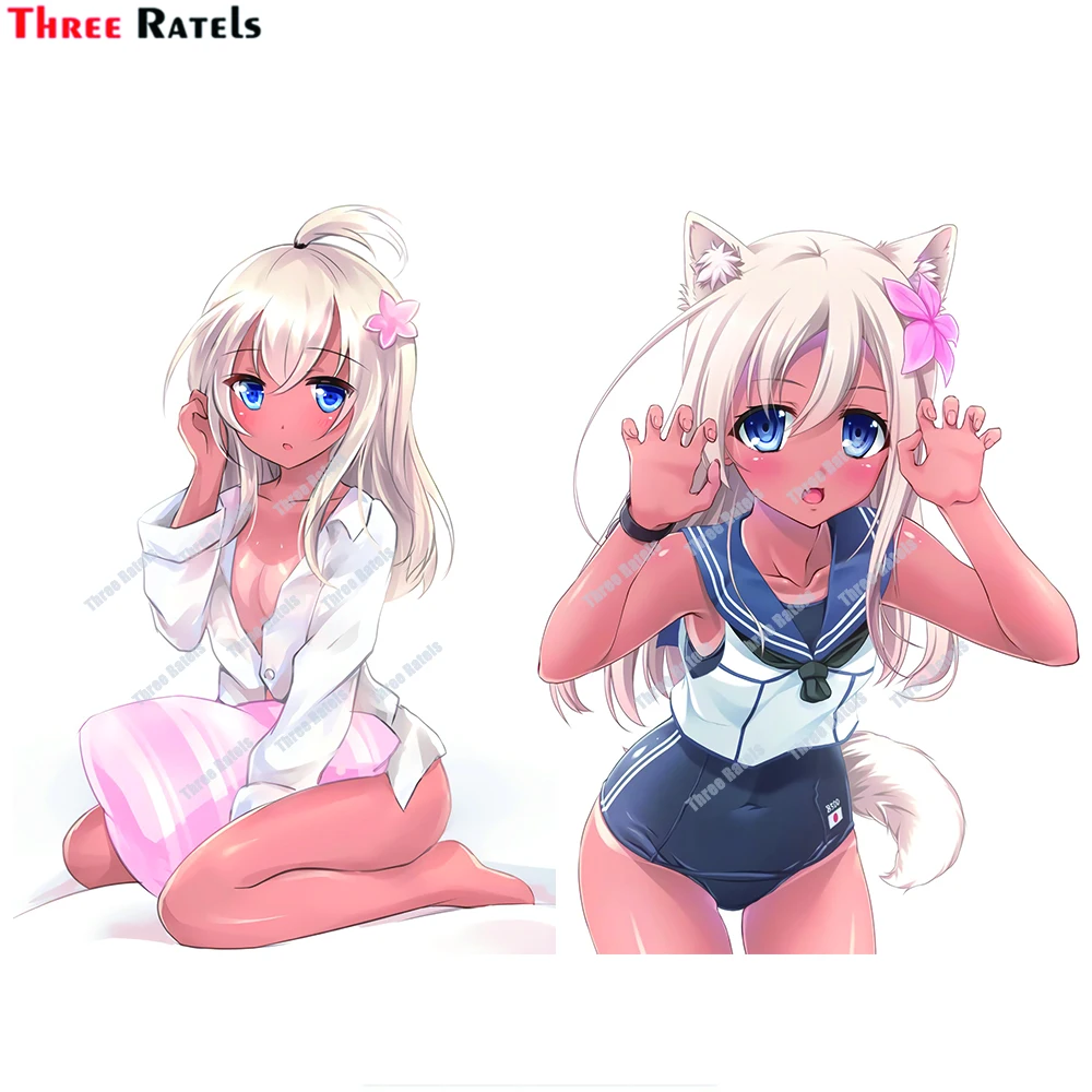 

Three Ratels D577 Kantai Collection Personalized Creative Scratch Stickers Sexy Anime Girl Auto Decals Vinyl Material