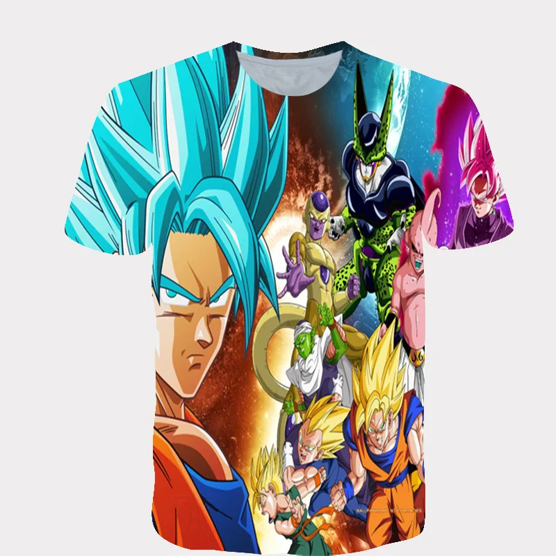 Милая голубая футболка с японским аниме Дораэмон для мальчиков Детская футболки