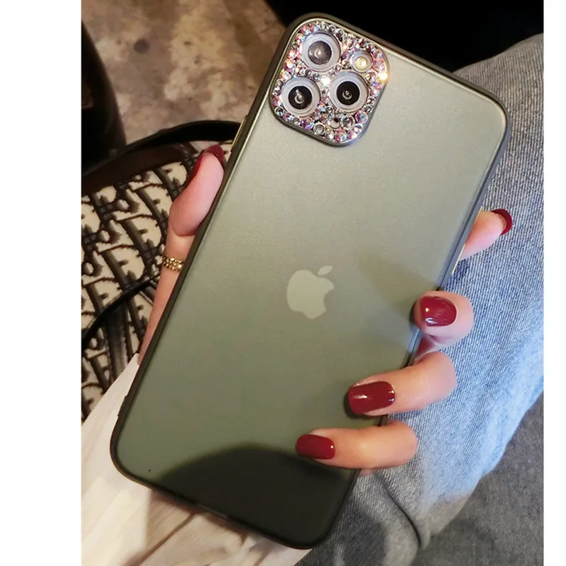 Роскошный Твердый Мягкий силиконовый чехол с 3D бриллиантами для телефона iPhone 11 Pro