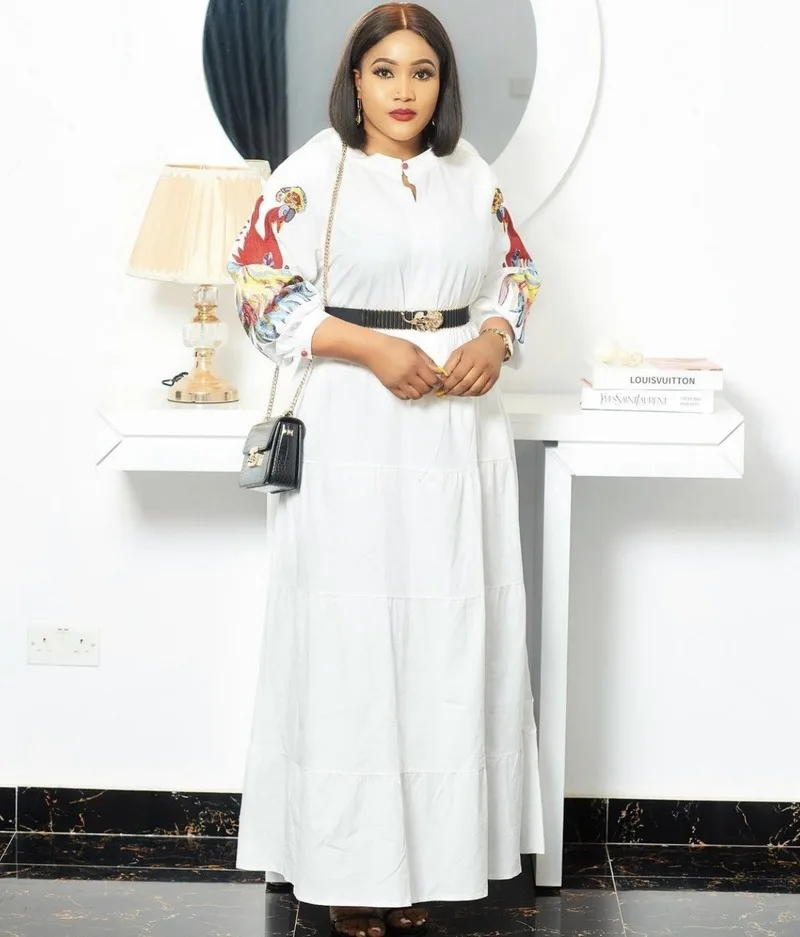 ИД Мубарак Кафтан Абая Дубай Турция мусульманское платье Исламская одежда макси