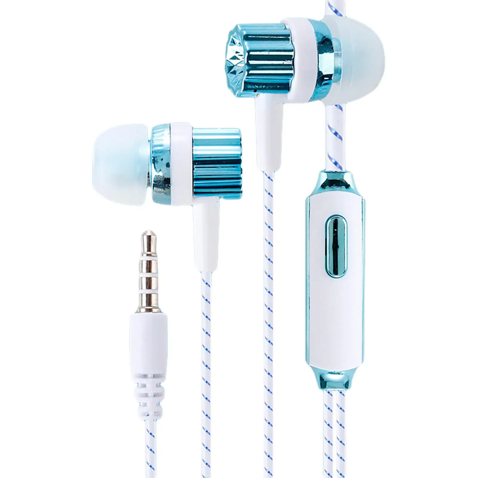 

Universal 3.5mm In-Ear Stereo Earbuds Earphone With Mic for iPhone for xiaomi for huawei Mobile Phone MP3 MP4 Samsung Galaxy