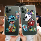 Прозрачный чехол для телефона с татуировками для iPhone 11 Pro 12 mini XR X XS MAX SE 2020 7 8Plus, мягкий чехол из ТПУ