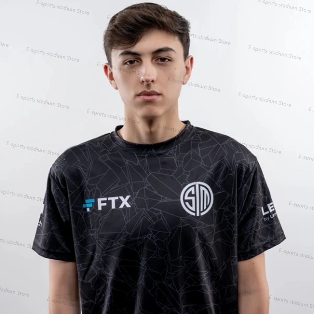 

TSM 2021 Профессиональный трикотаж Team SoloMid футболка TSM Джерси DOTA LOL League CSGO PUBG футболка с коротким рукавом TSM поддержки
