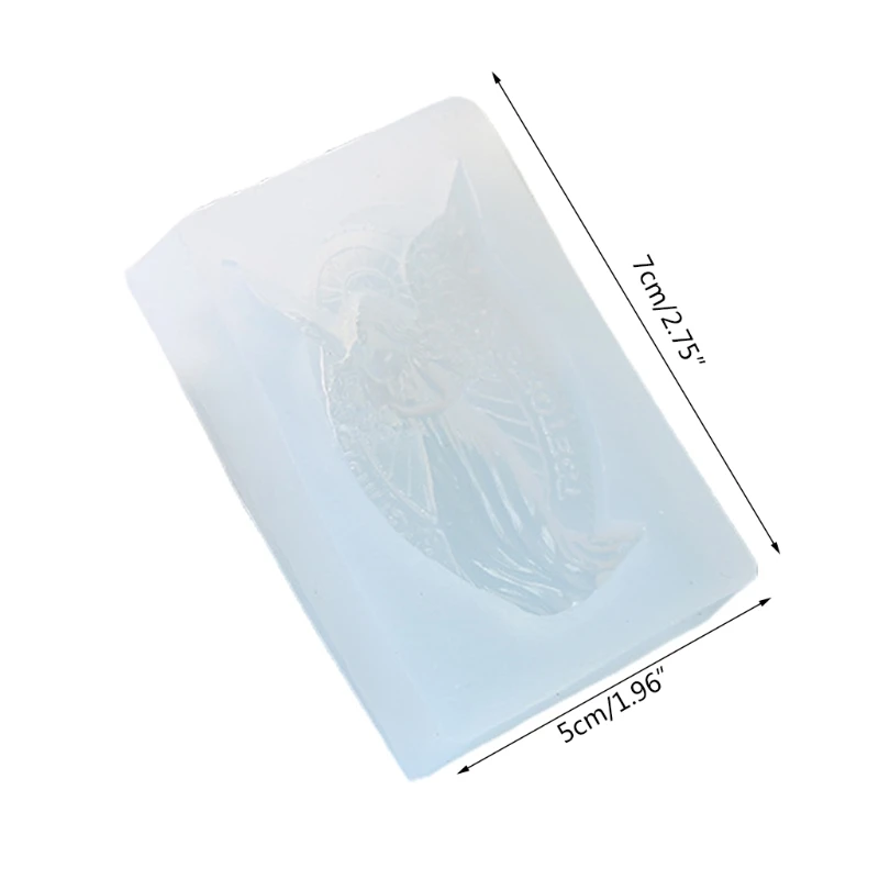 

Angel Pattern Crystal Epoxy Resin Mold 3D Stereo Soap Silicone Mould DIY Crafts Candle Casting Tools