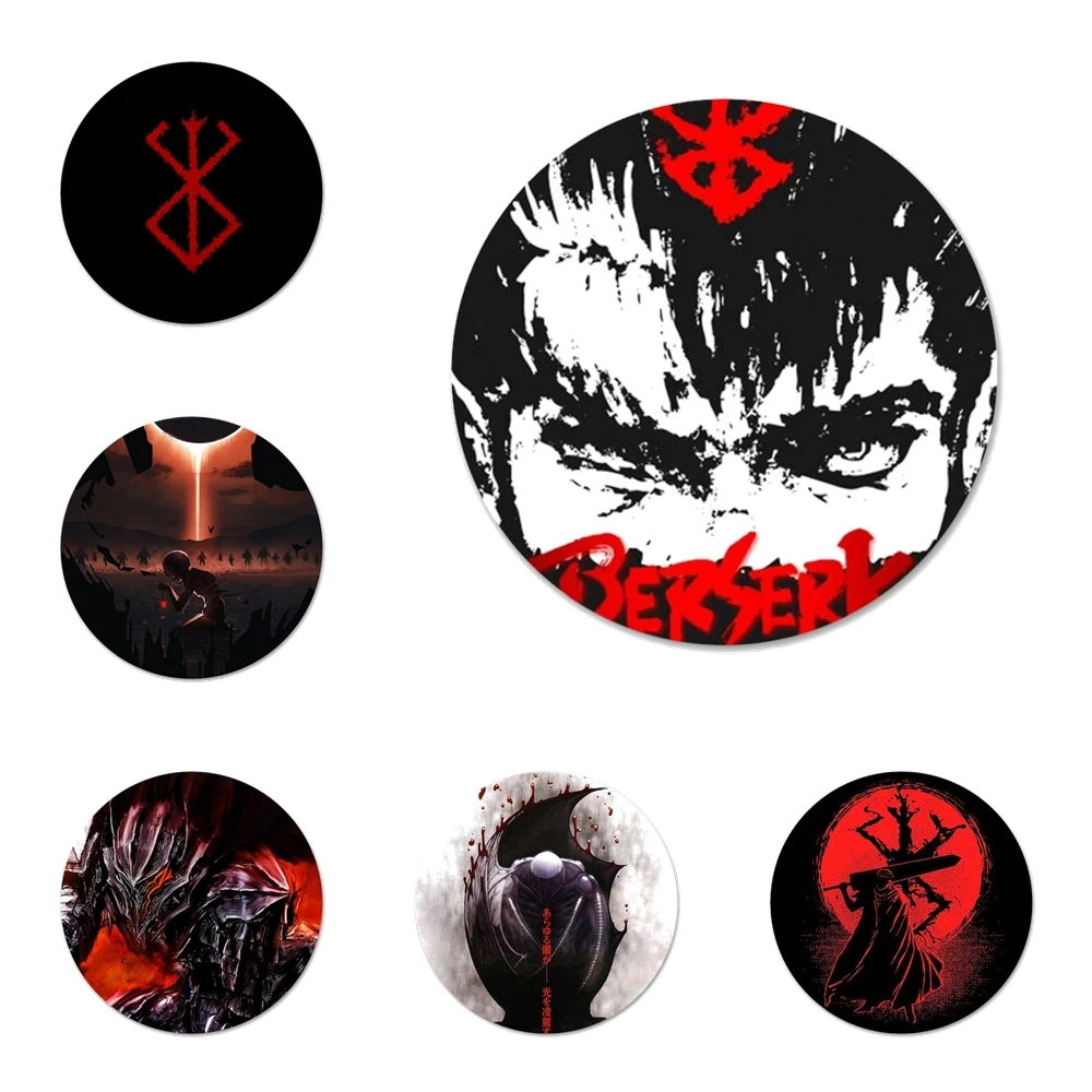 Япония кровавый Anime Berserk значок брошь заколка аксессуары для одежды рюкзак