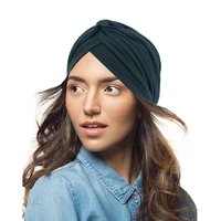 high quality muslim hijab caps female inner hijabs african wrap head cotton women turban caps stretchy soild color india hat