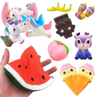 kawaii super soft diy antistress squishy toys simulated fruit series slow rising stress relief funny toy for adults baby xmas