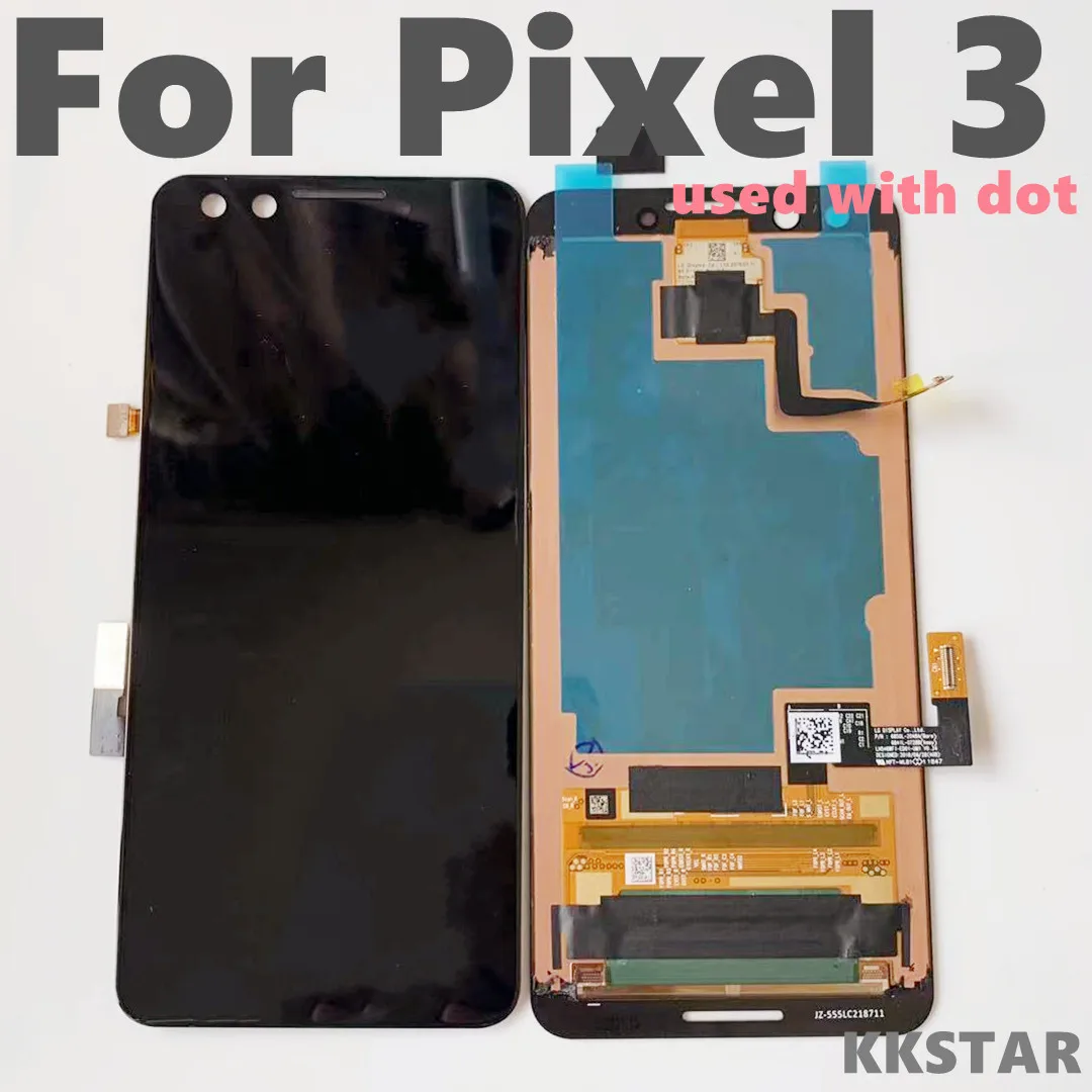 

Original Dot Screen For Google Pixel 3 LCD Display Touch Digitizer Screen For Pixel3 LCD Screen Piel3 LCD Screen Replacement