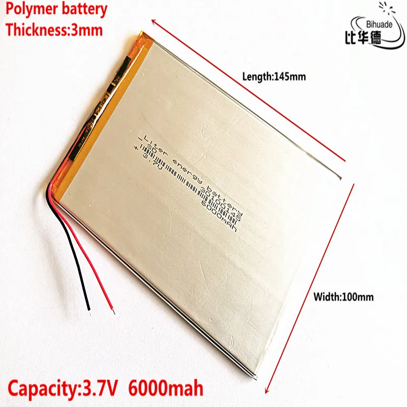30100145 универсальный для Digma optima 10 6 3G TT1006MG/для irbis tz172 Tablet Battery 6000mah 3 7 V Polymer Li