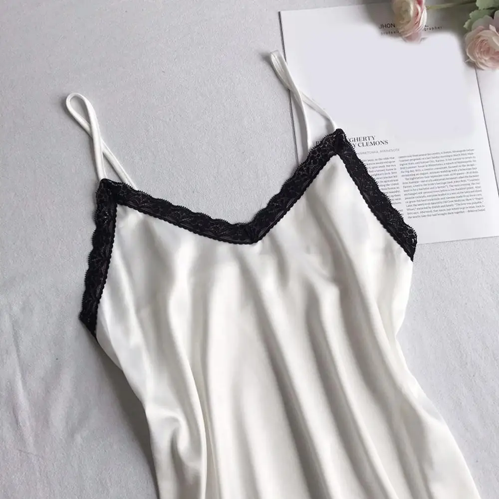 Женская кружевная сексуальная пижама на бретельках с v образным вырезом халат и