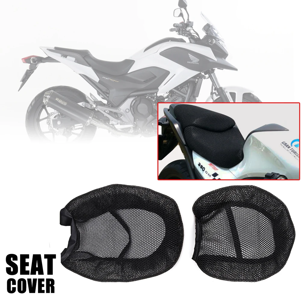 

Motorcycle 3d mesh fabric insulation seat cover breathable protection waterproof water suitable for Honda nc700x nc