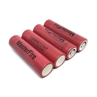 masterfire 4pcslot 3 6v icr18650 he2 18650 2500mah continuous 20a pulse 35a discharge rechargeable lithium battery cell
