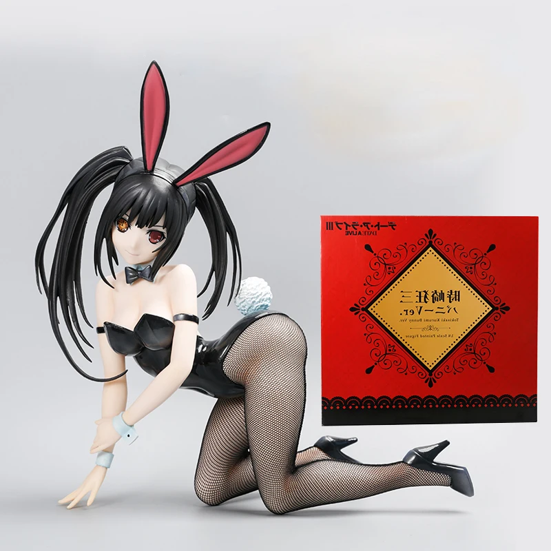 

Anime FREEing B-STYLE Date A Live Kurumi Tokisaki Nightmare PVC Action Figure Toy Sexy Bunny Girl Statue Collection Model Doll