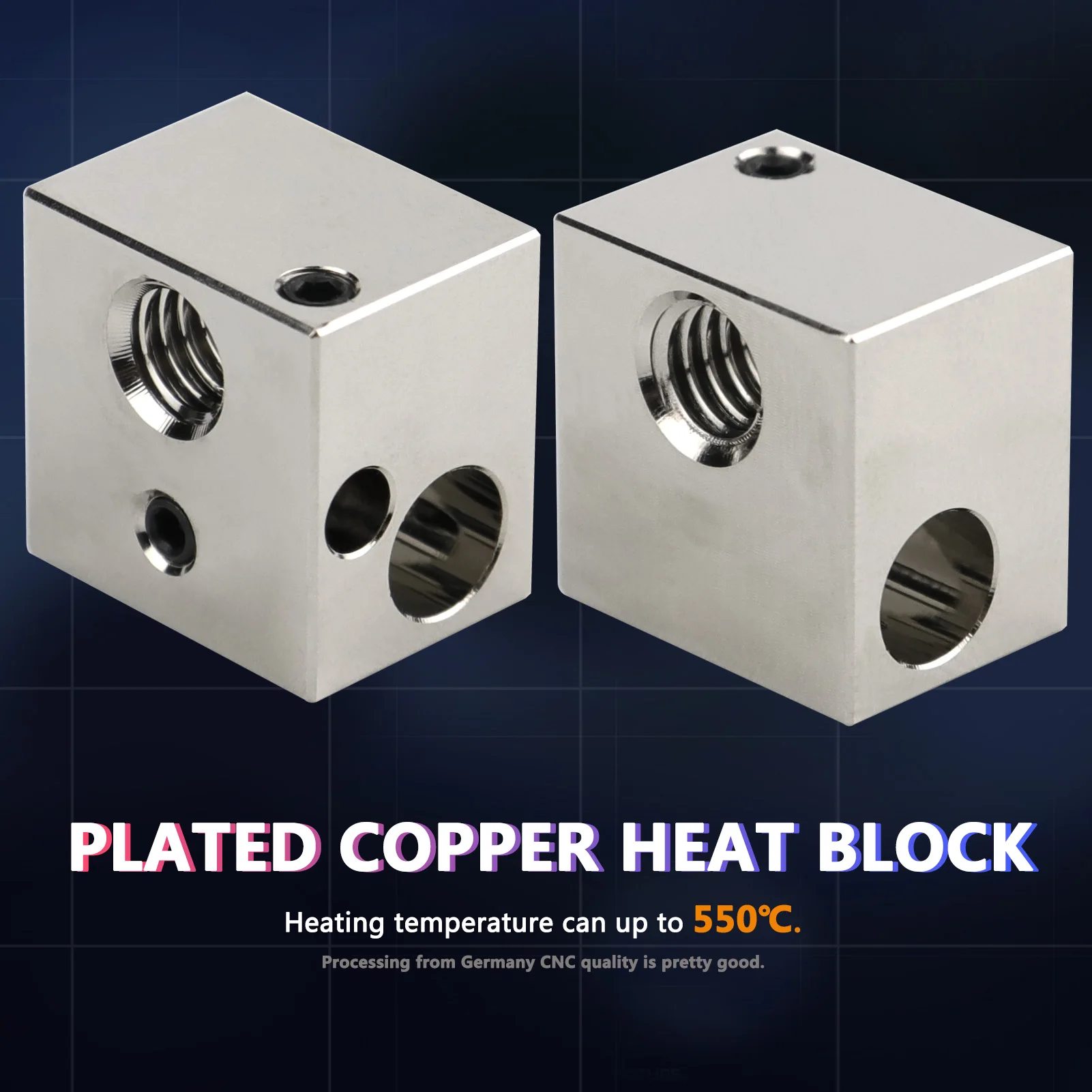 Haldis 3D обновленный биметаллический тепловой разрыв из титана/меди + плакированный