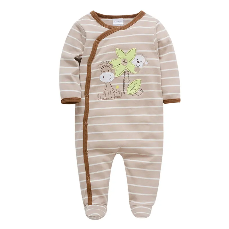 

2019 0-12M Newborn Baby Girl Clothes Cute Cartoon Printed Infant Baby Rompers Jumpsuit Fashion New Toddler Baby Outfits Clothes