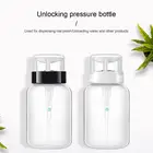 Портативные многоразовые бутылки для путешествий, прозрачный контейнер для прессованного насоса, диспенсер для удаления лака для ногтей, бутылка для духов