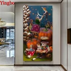 Фэнтези сказочный мир алмазная живопись мультфильм искусство живопись полное сверление квадратныекруглые стразы вышивка настенные картины