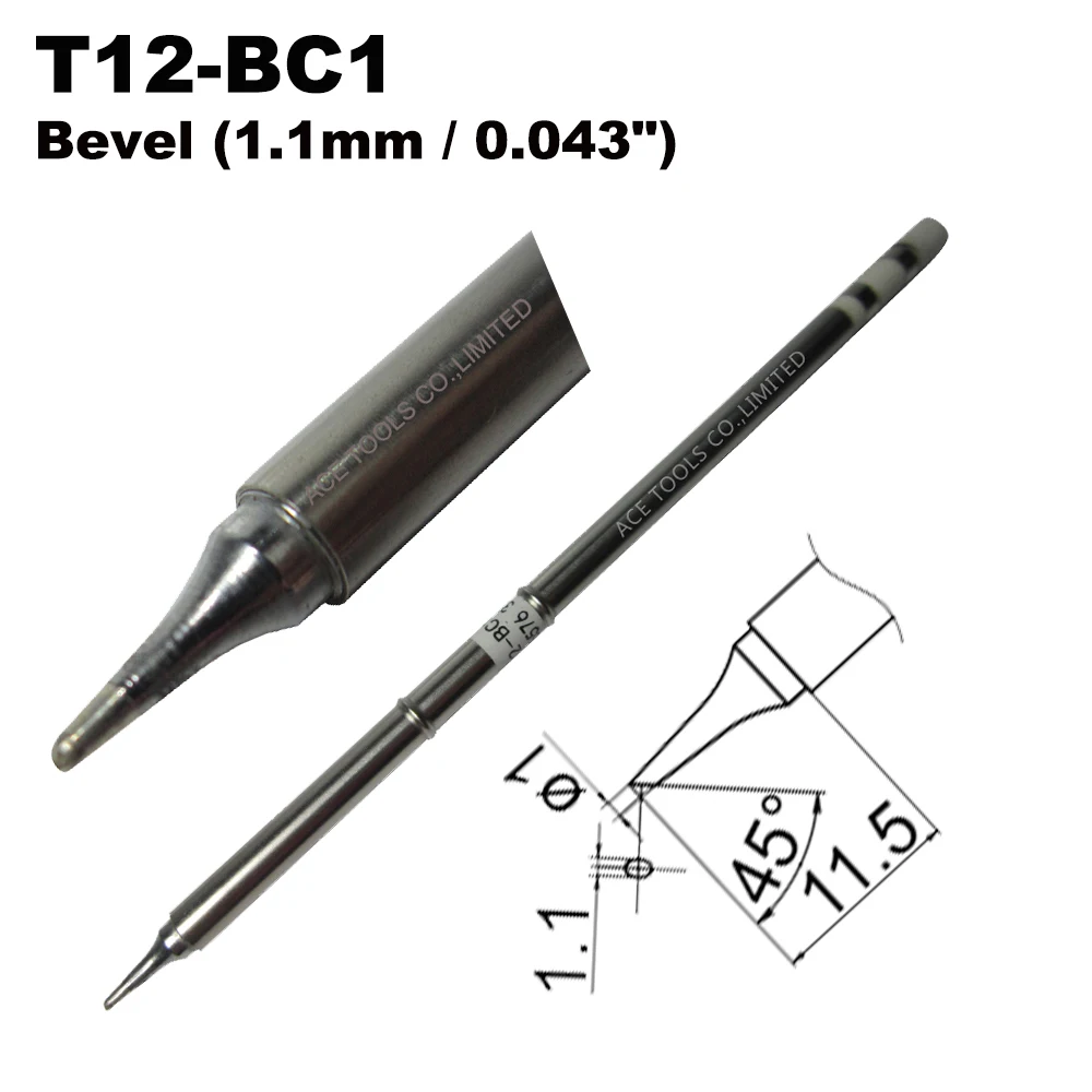 T12 BC1 Замена паяльное жало для HAKKO FM 203 204 206 FX 951 950 952 9501 2028 2027 2021 ручка|Сварочные
