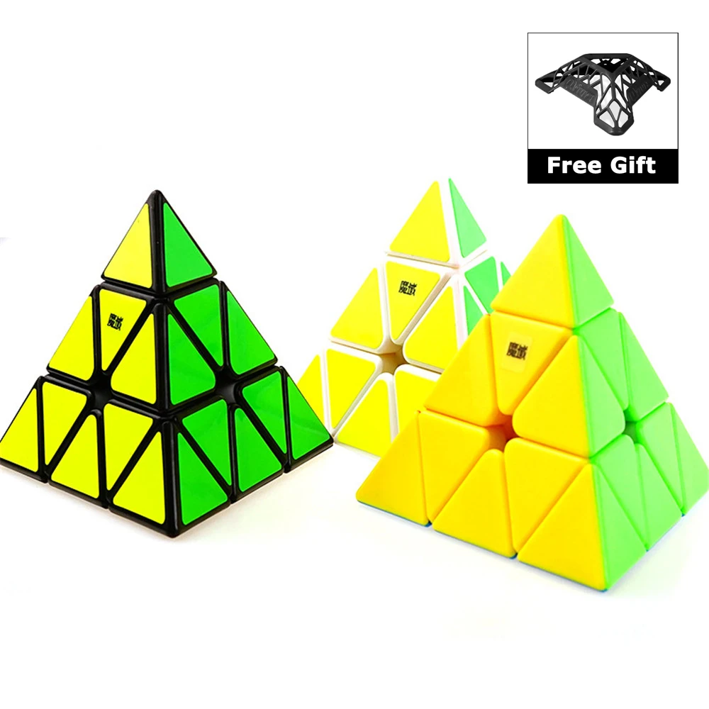 

MoYu 3x3x3 Triangle Magic Cube Cubing Meilong 3x3 Pyramid Cube Stickerless Magico Speed Professional Puzzle Cubo Education Toys