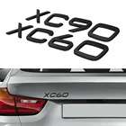 Хромированная наклейка XC60 XC90, черная наклейка с эмблемой для багажника Volvo XC60, XC90, XC40, V60, V90, C40, S60, S90, Стайлинг