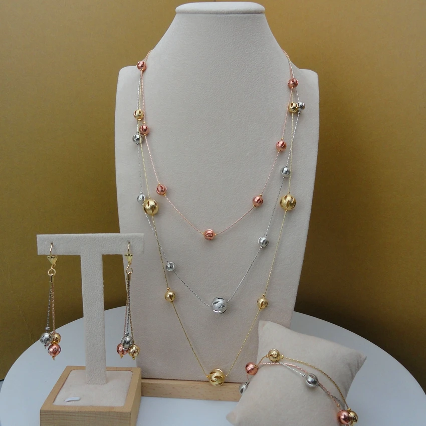 

Hotsale Dubai women luxury gold color Jewelry set Nigeria African necklace bracelet earrings ring set wedding Party gifts orname