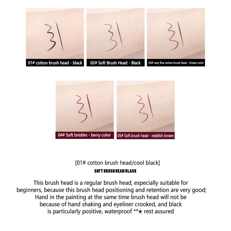 MYBOON Lasting Eyeliner Liquid Waterproof Eye Liner Pencil Smudge-Proof Cosmetic | Красота и здоровье