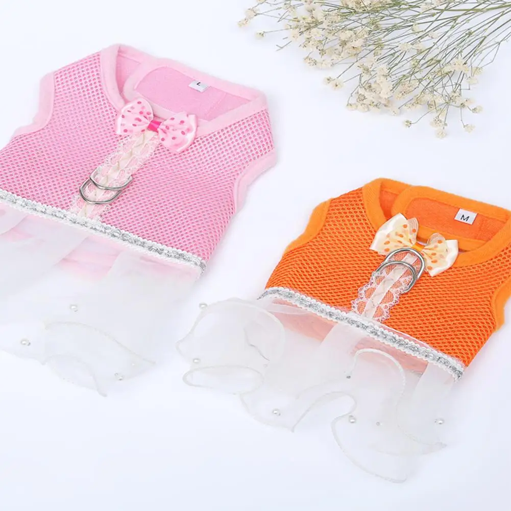 Hobbyлейн Изысканная сетка собачья грудь поводок домашнее животное платье юбка