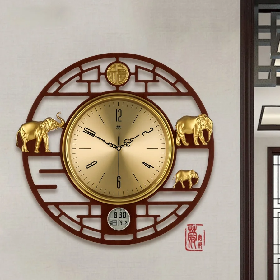 

Chinese Metal Wall Clock Modern Design Silent Movement Kitchen Decor Wall Clocks Metal Wall Art Horloge Living Room Decor BI50WC