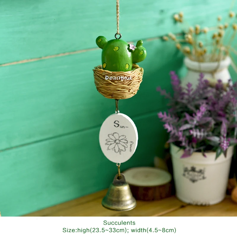 Смола DIY Тоторо колокольчик детский домашний декор милая девушка комната украшение дома колокольчик кулон подарок на день рождения животное