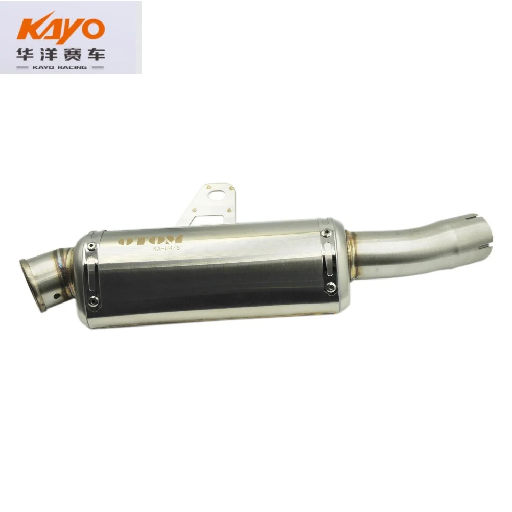 

kayo T4 T6 M4 MX5 MX6 zongshen NC250 motorcycle exhaust pipe bosuer motorbike muffler xmotos 250cc accessories free shipping