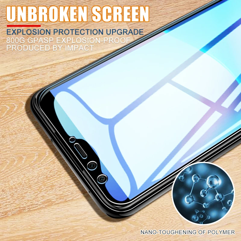 

3Pcs Tempered Glass For Huawei Y6 Y7 Y9 Pro 2019 Screen Protector Huawei Y7 Y6 Y9 Prime 2018 Y9S Y7S Protective Glass Film