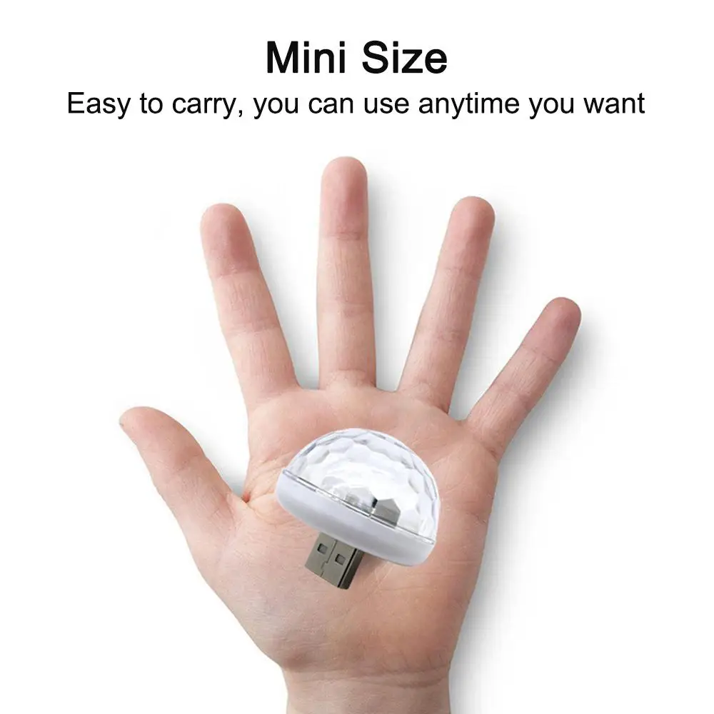 Автомобильный светодиодный светильник с USB неоновая лампа окружающим