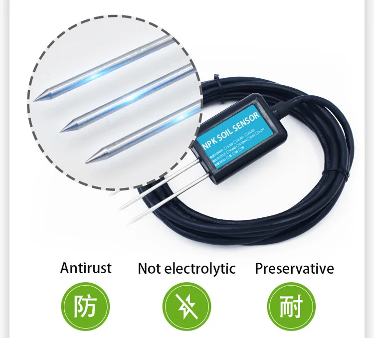 Датчик почвы NPK сельскохозяйственный тестер детектор удобрений для окружающей